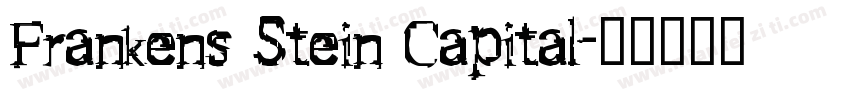 Frankens Stein Capital字体转换